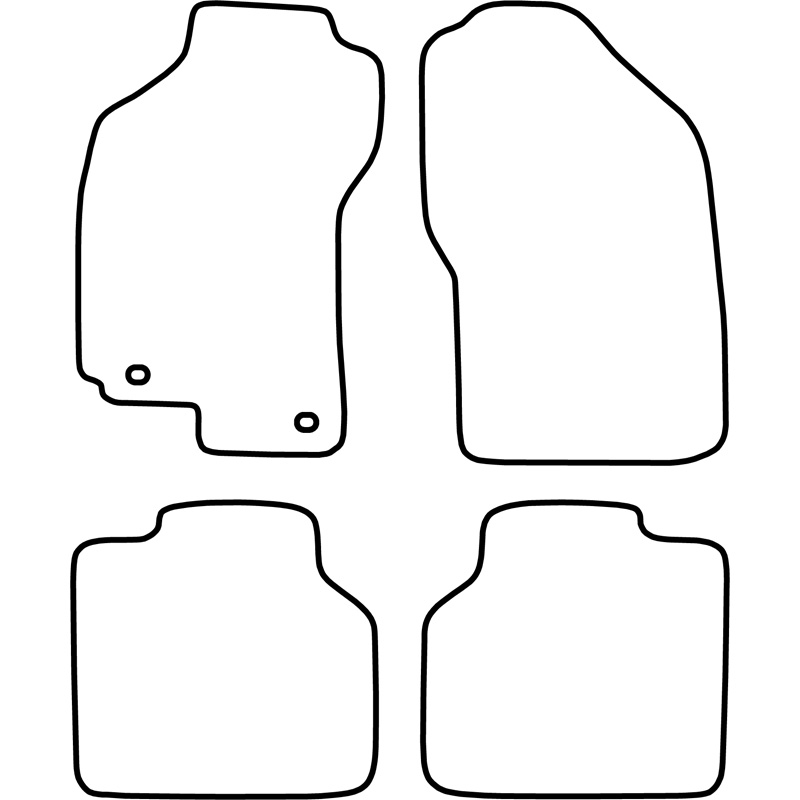Set de tapis de sol sur mesure pour Fiat Brava/Bravo/Marea 1995-2000