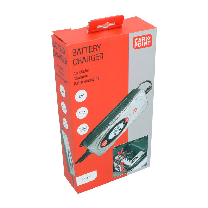 Chargeur de batterie Carpoint BX-1D 12V 3.8 Ampère Lithium