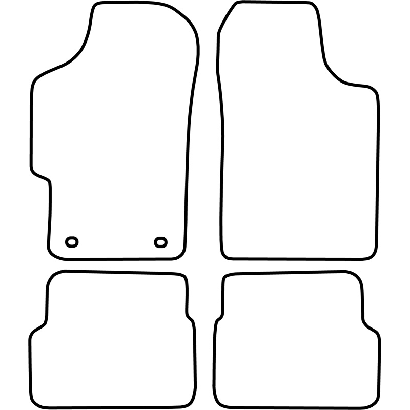 Set de tapis de sol sur mesure pour Renault Laguna 1994-1998