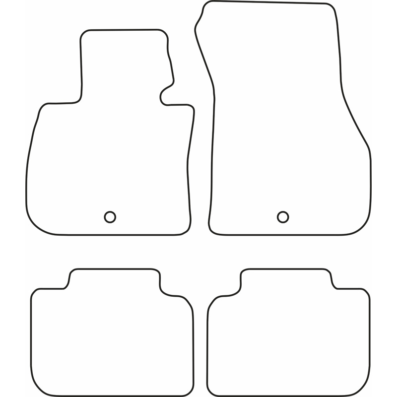 Set de tapis de sol sur mesure pour BMW X1 F48 2015- & X2 F39 2018-
