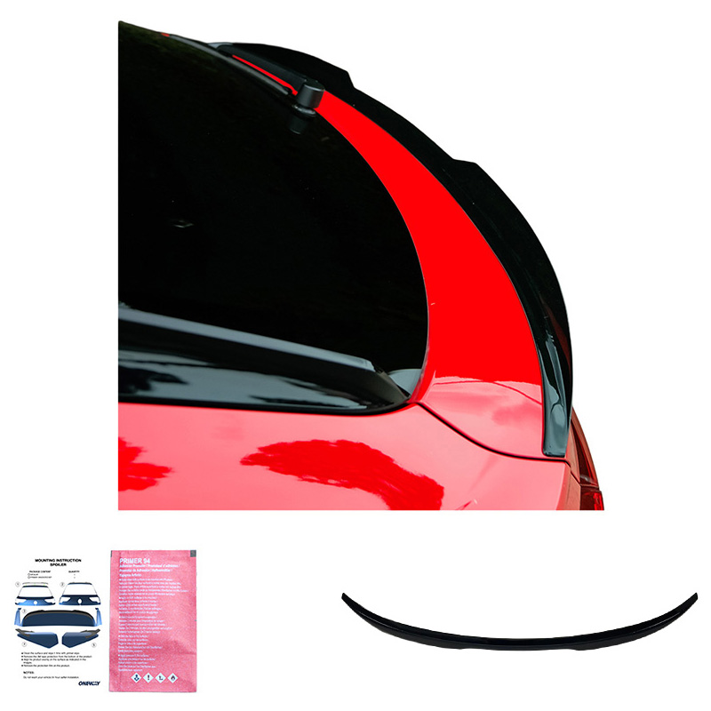 Oneway Becquet arrière sur mesure pour Audi Q3 (F3N) Sportback 2019-2025 incl. S-Line/RSQ3 - Noir brillant