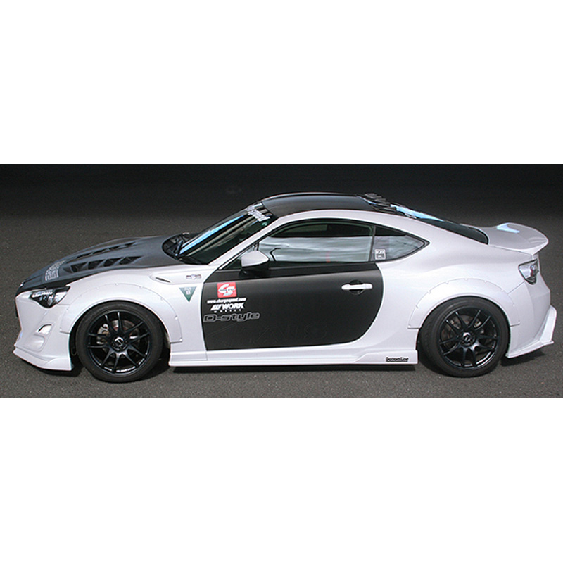 Chargespeed Jupes latérales sur mesure pour Toyota GT86 / Subaru BRZ BottomLine 2 (FRP)