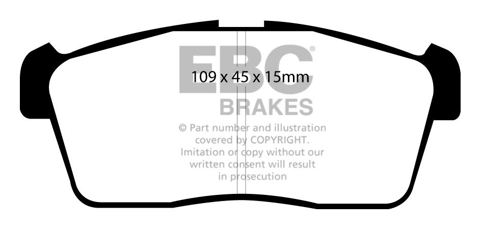EBC Brakes SUZUKI Ignis 1.5 2003-2008 Remblokken voorzijde green
