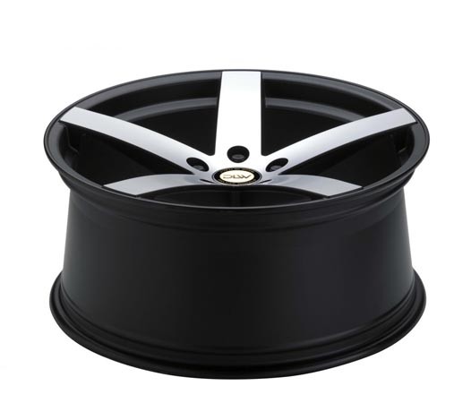 Deluxe Uros K Black Matt Polish 10,5x20 5x112 ET40 Velgen