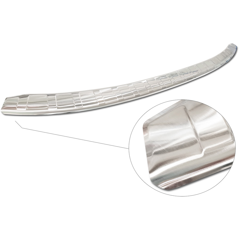Protection de seuil arrière inox sur mesure pour BMW i3 (i01) 2013-2017 & FL 2017-2022 'Ribs'