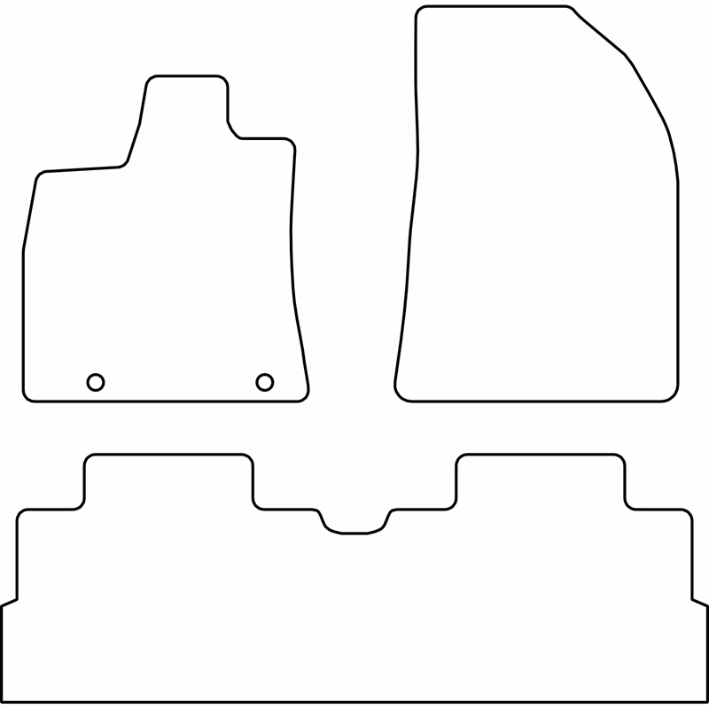 Set de tapis de sol sur mesure pour BYD Dolphin EV 2025-