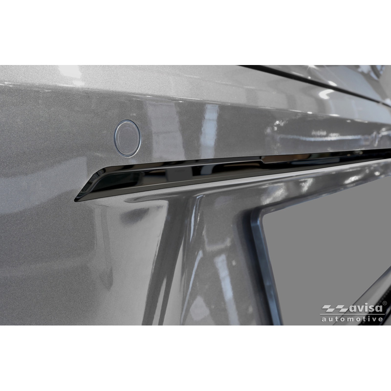 Avisa Moulure de hayon en Inox Noir Chrome sur mesure pour Kia Picanto III (JA) Facelift 2024-
