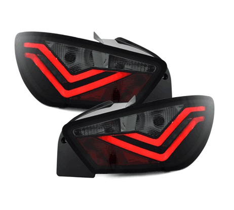 Taillights Seat Ibiza 6J Lightbar smoke 08-12 only 3-door