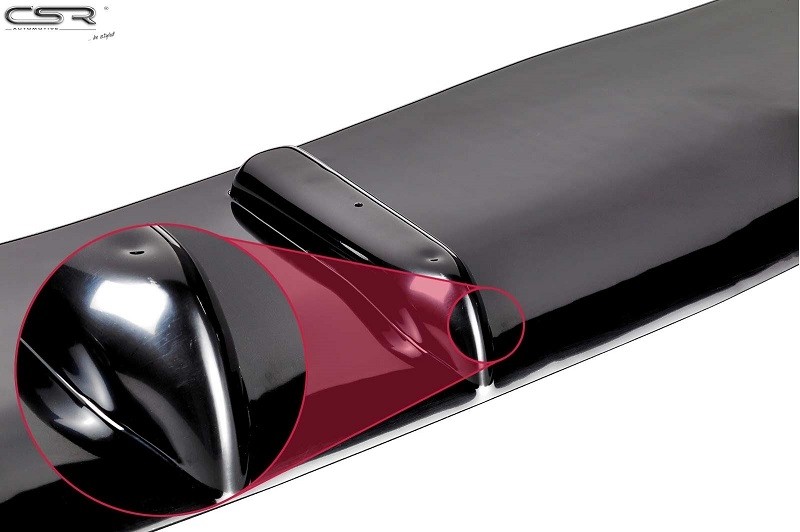 Voorspoiler lip Glossy Black met ABE voor Audi S8 D3 CSL225-G