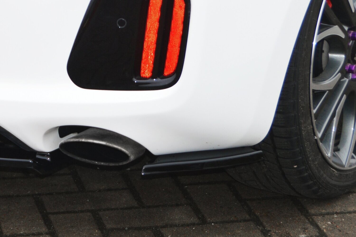 Achterschort diffusor ABS - middendeel en zijdelen Kia Ceed GT + Pro Ceed GT + GT-Line