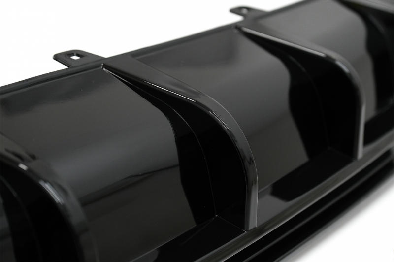 Diffusor Audi A6 S-Line C8 Glanzend Zwart incl. sierstukken