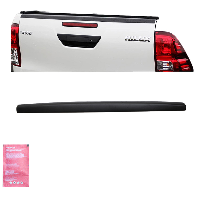 Baguette de hayon sur mesure pour Toyota Hilux 2015-2020 - Noir mat