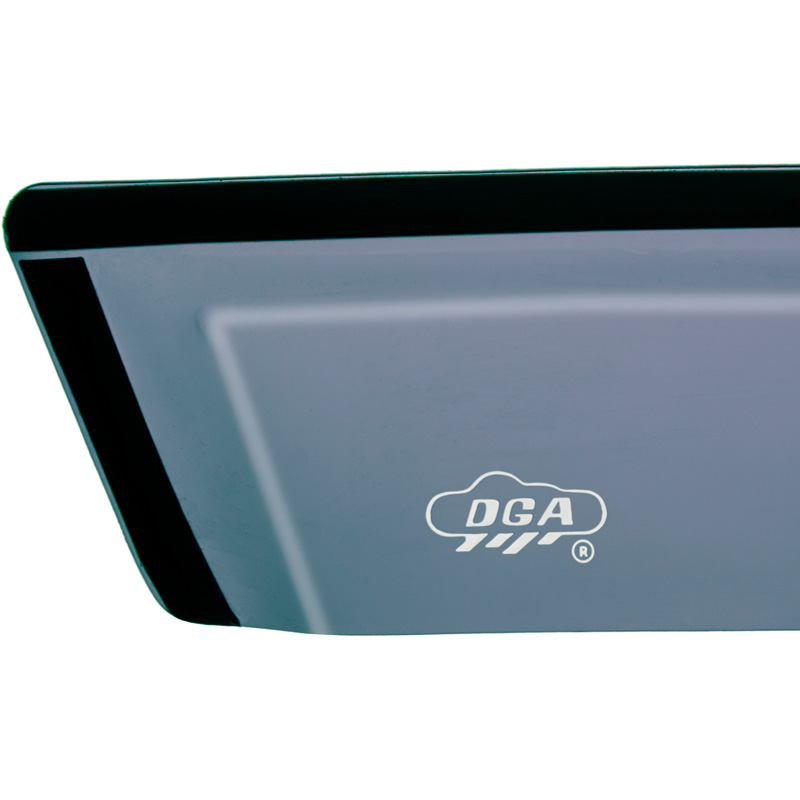 DGA Déflecteurs d'Air (Arrière) sur mesure pourMitsubishi Triton (L200) Double Cab 2015- & Fiat Fullback Double Cab 2016- (2-pièces)