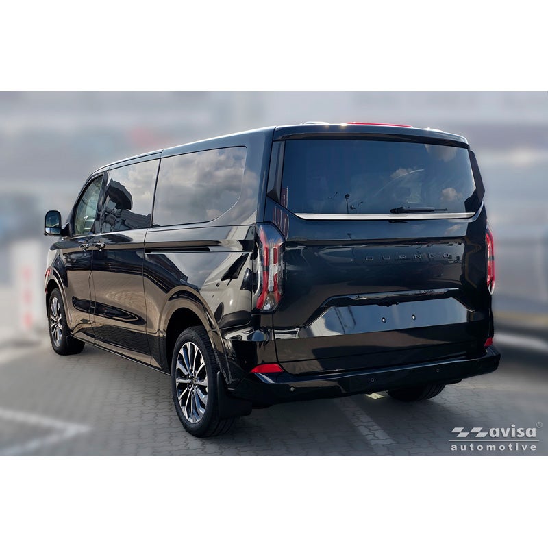 Avisa Moulure de hayon en inox brossé sur mesure pour Ford Tourneo Custom (V710) 2023-