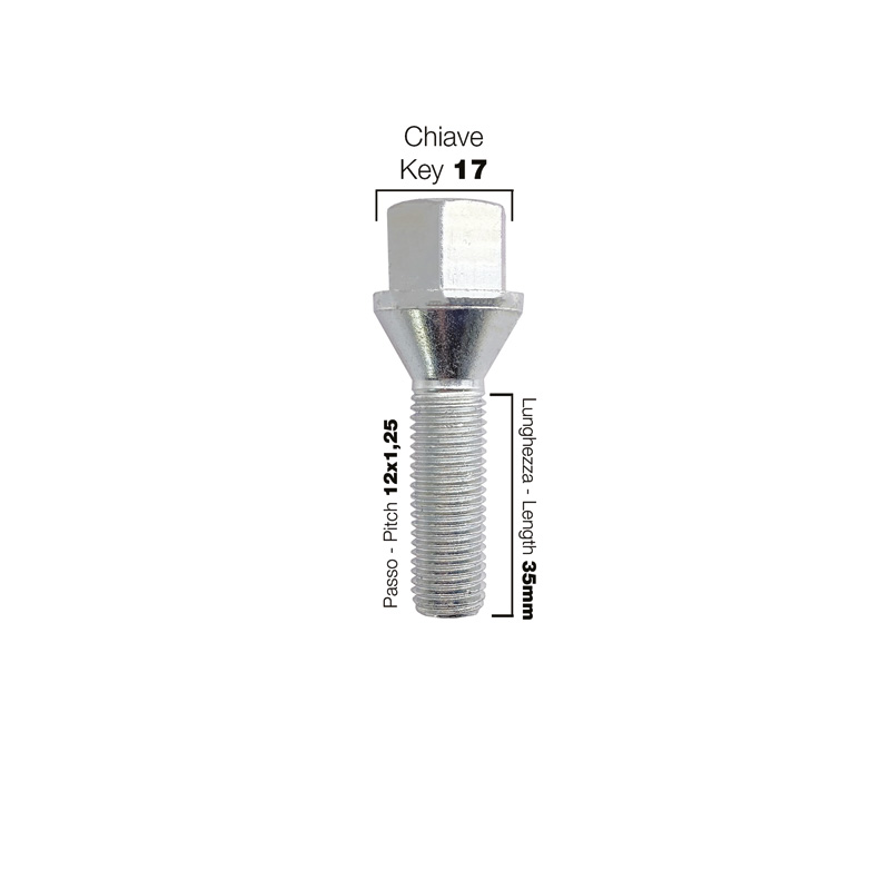 Simoni Racing Kit d'Élargisseurs de Roue en aluminium - 2x12mm(AV) - 2x12mm(AR) (Moyeu 58,1mm) avec boulons de roue - sur mesure pour Abarth, Fiat divers