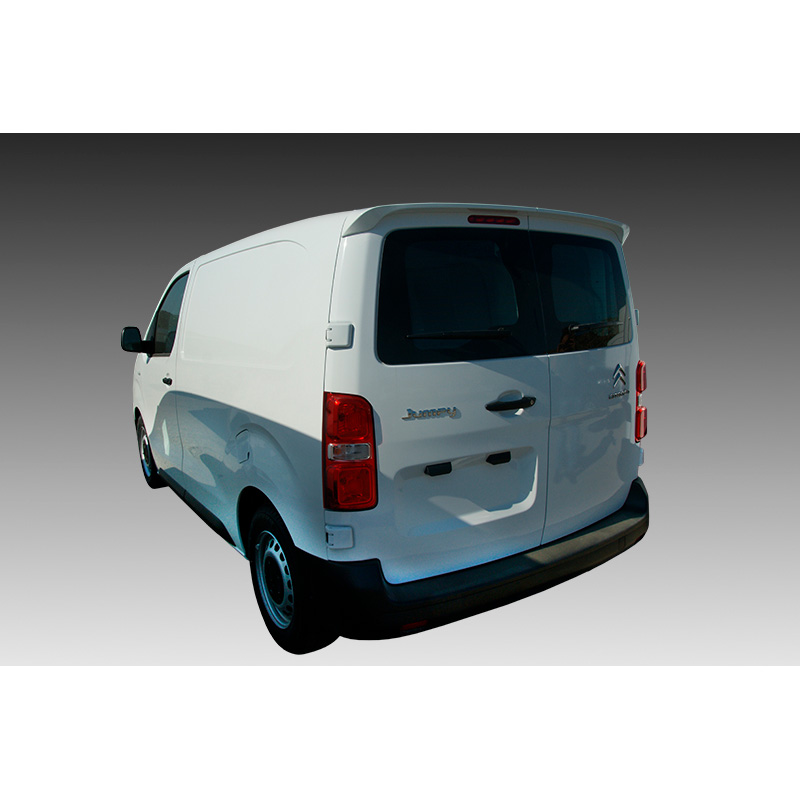 Becquet de toit sur mesure pour Citroën Jumpy/Dispatch/Spacetourer & Peugeot Expert III/Traveller & Toyota Proace 2016- & Opel Vivaro C/Zafira Life 2019- & Fiat Scudo/Ulysse 2022- (avec 2 portes arrières) (PU)
