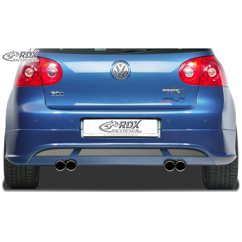 Jupe arrière sur mesure pour Volkswagen Golf V Hatchback 3/5-portes 2003-2008 'V2' (échappement à gauche/droite) excl. Variant/Plus (ABS)