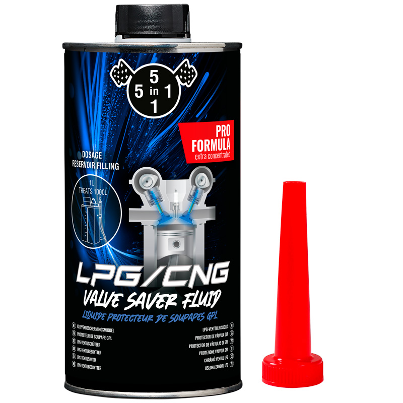 5in1 Lubrifiant pour vannes GPL 1000ml