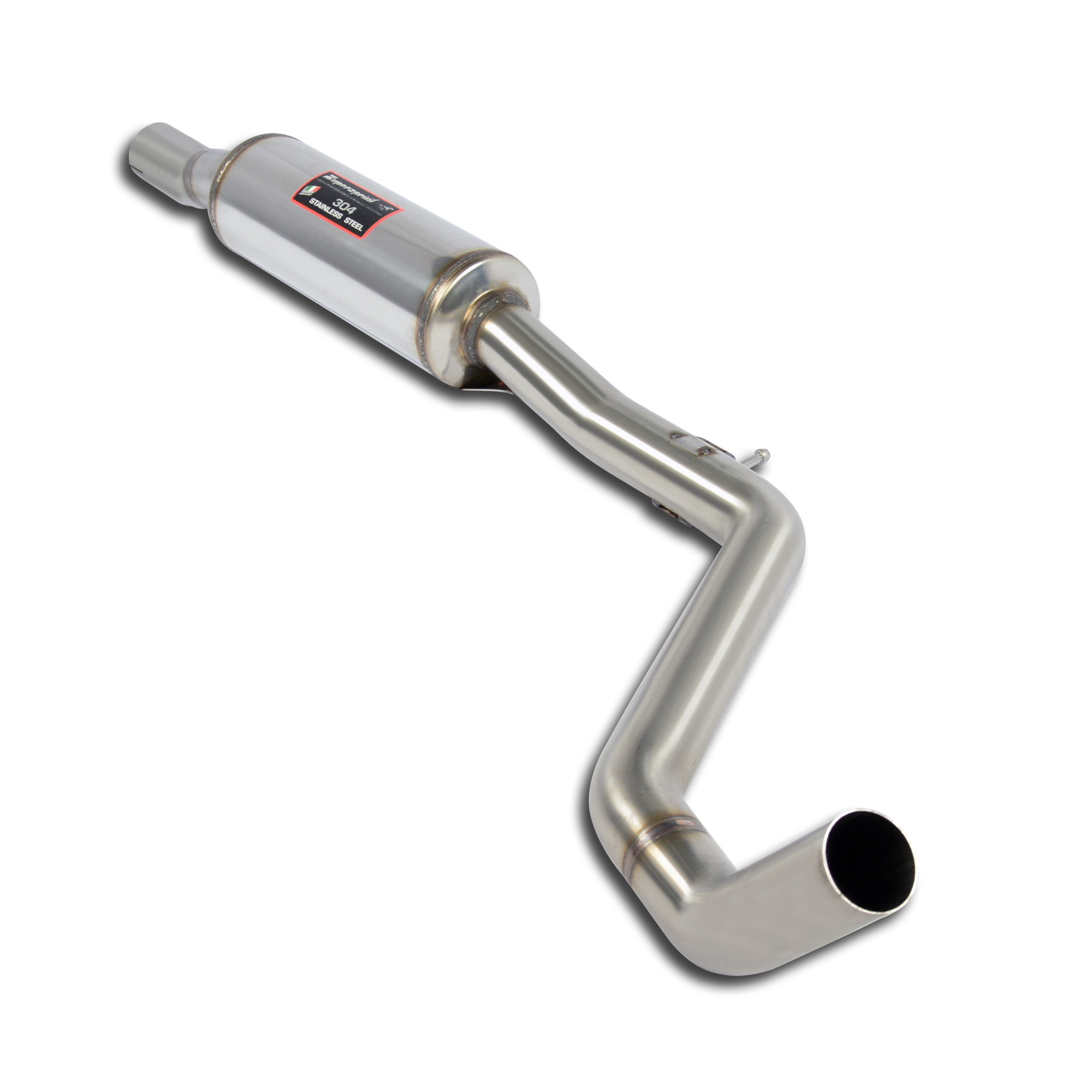 Centre exhaust for Performance sport exhaust for 500 ABARTH 1.4T Assetto Corse (190 Hp) Ø65 mm