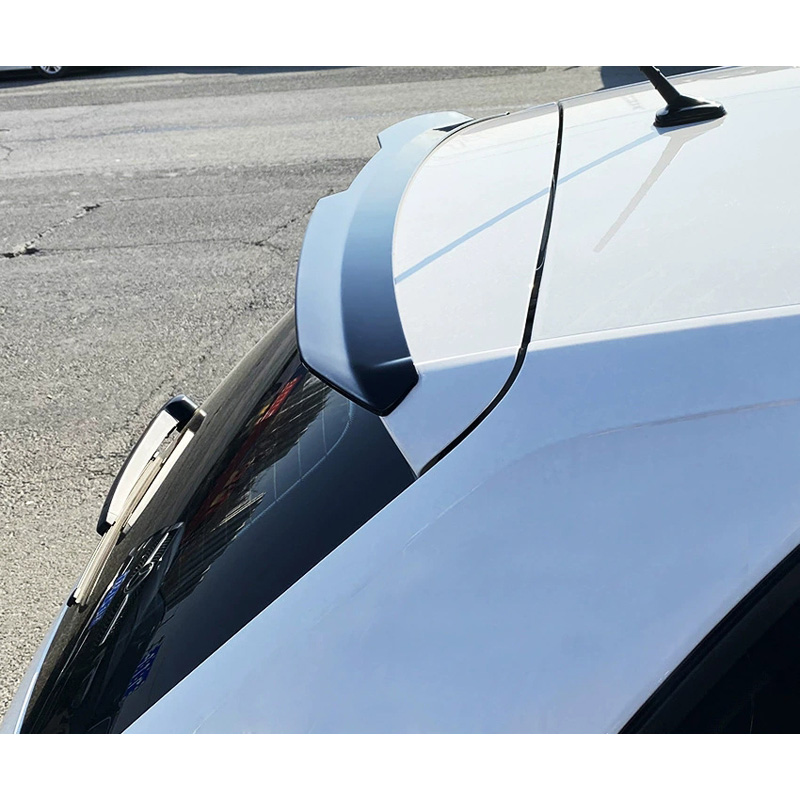 Becquet de toit (Spoiler Cap) sur mesure pour Volkswagen Polo VI (AW) 2017- (ABS Noir Luisant)