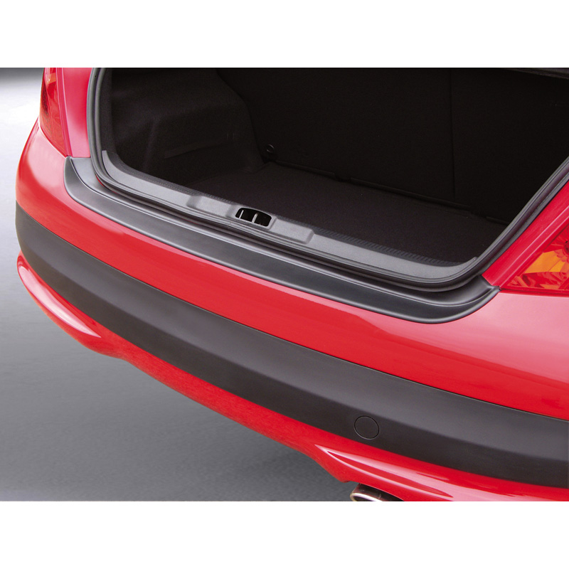 Protection de seuil arrière (ABS) sur mesure pour Peugeot 207 HB 3 portes Noir