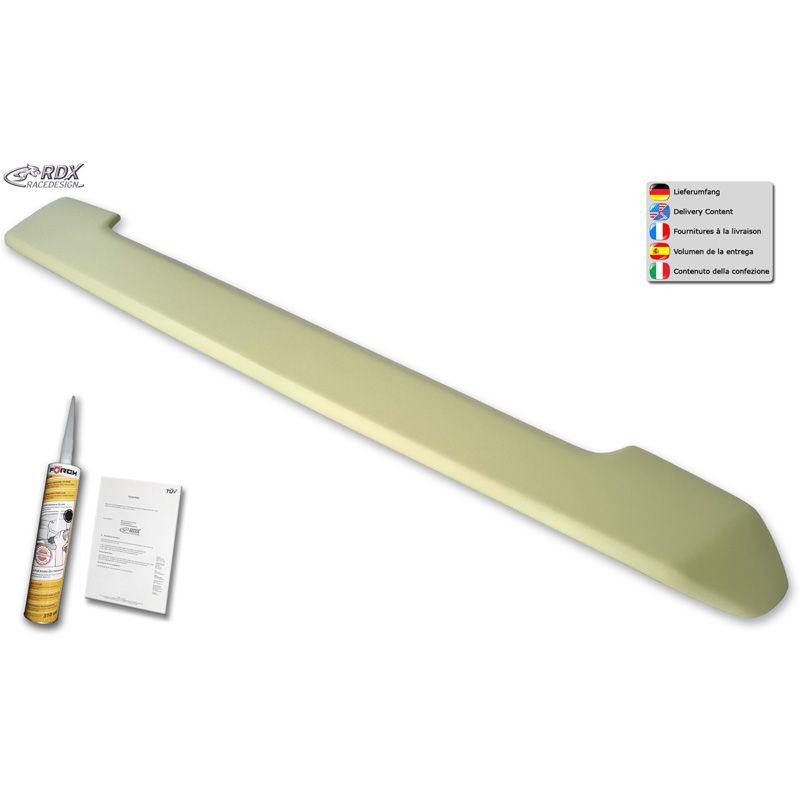 Becquet de toit sur mesure pour Citroën Berlingo / Peugeot Partner & Rifter / Opel Combo / Toyota ProAce City & ProAce City Verso 2008- (avec hayon) (PU)
