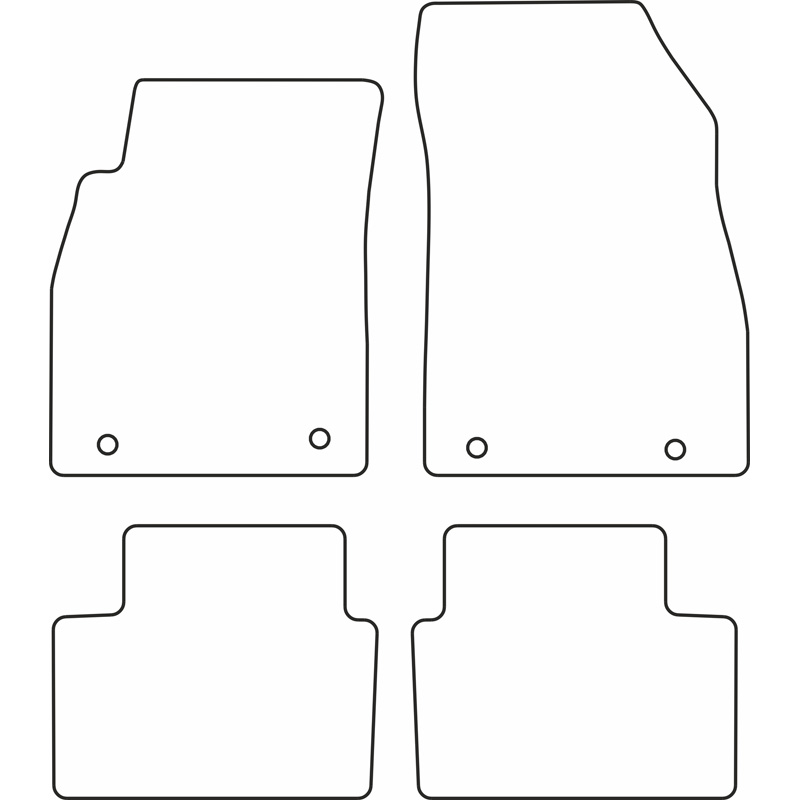 Set de tapis de sol sur mesure pour Opel Insignia 2008-2013