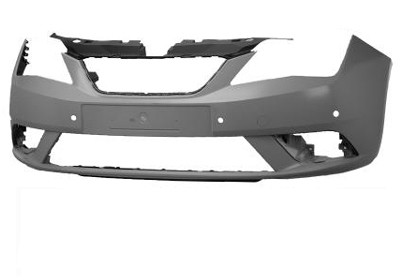 Voorbumper Seat Ibiza 2012-2015 +ParkCtrl -Kopl.Spr Zonder Spoil