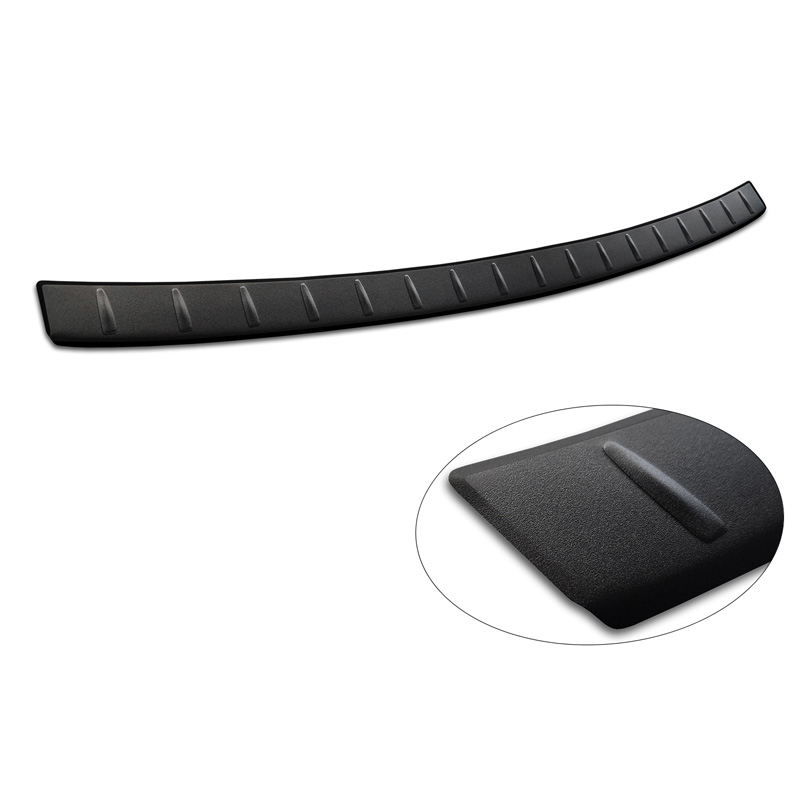 Protection de seuil arrière inox noir mat sur mesure pour MG (E)HS Facelift 2020-2023 & Facelift 2023-2024 'Ribs'