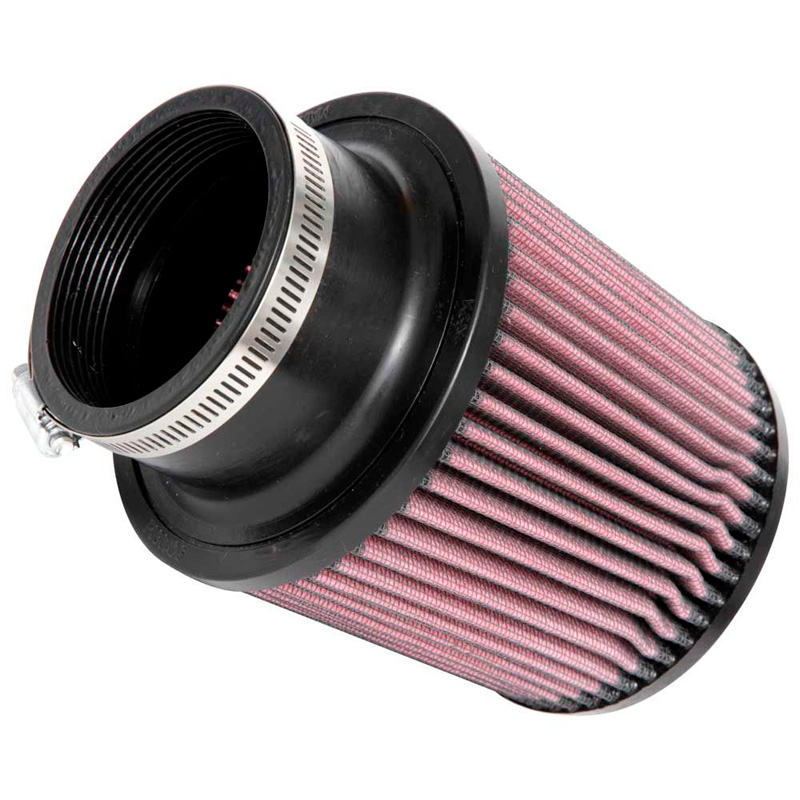 K&N Filtre à Air Universel Conique 76mm raccordement, 127mm de base, 114mm en haut, hauteur 127mm (RU-3870)