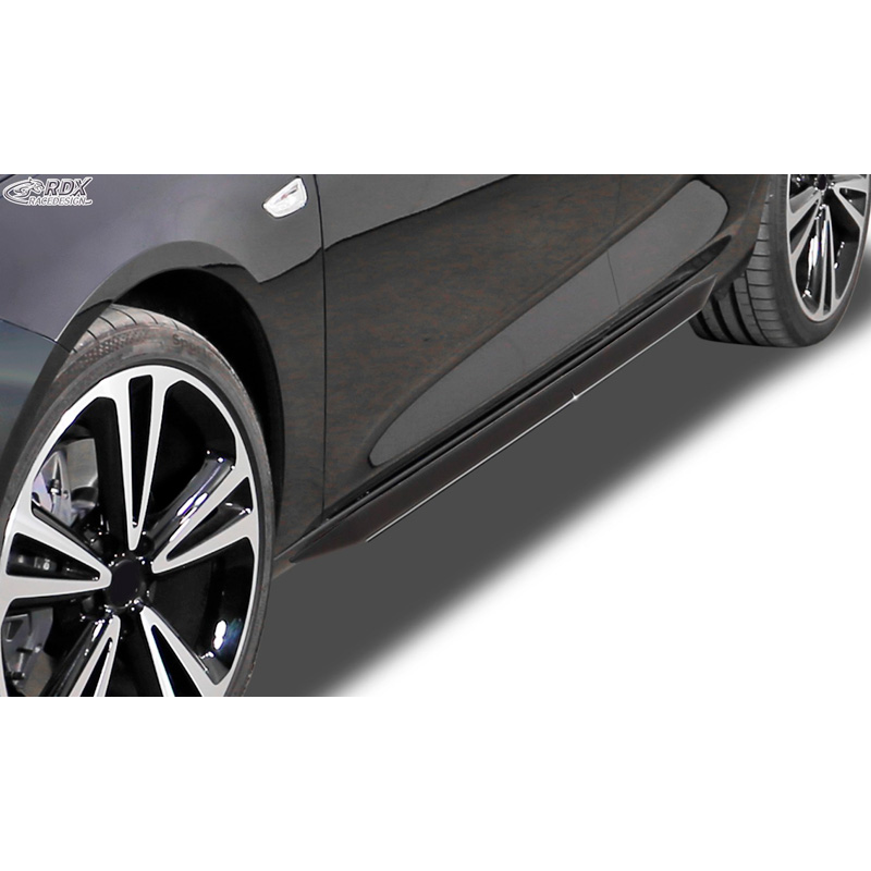 Jupes latérales 'Slim' sur mesure pour Skoda Scala (NW) 2019- (ABS noir luisant)