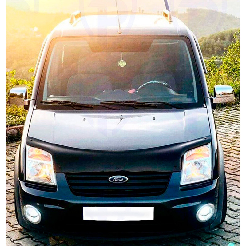 Protection du capot sur mesure pour Ford Transit Connect 2002-2008 - Noir brillant