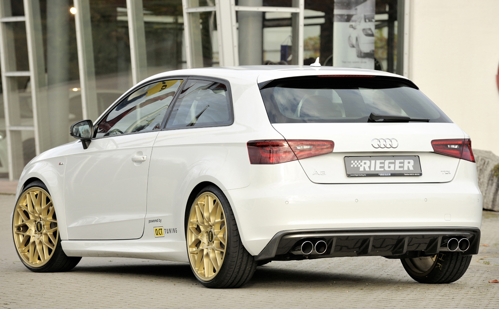 Rieger Zijskirts passend voor Audi A3 8V 2012-
