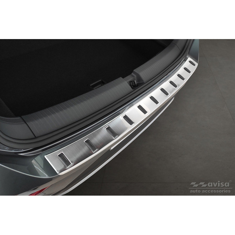 Protection de seuil arrière inox sur mesure pour Volkswagen T-Roc & T-Roc Cabrio 2017-2022 & Facelift 2022- 'STRONG EDITION'