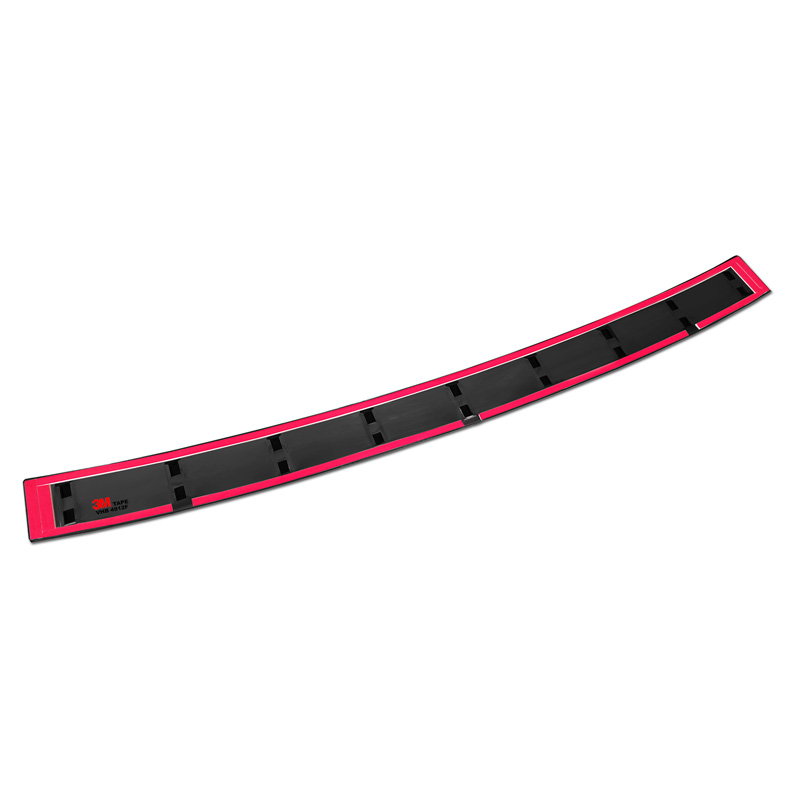 Protection de seuil arrière inox noir sur mesure pour Skoda Superb III Combi 2015-2023 incl. Scout 'STRONG EDITION'
