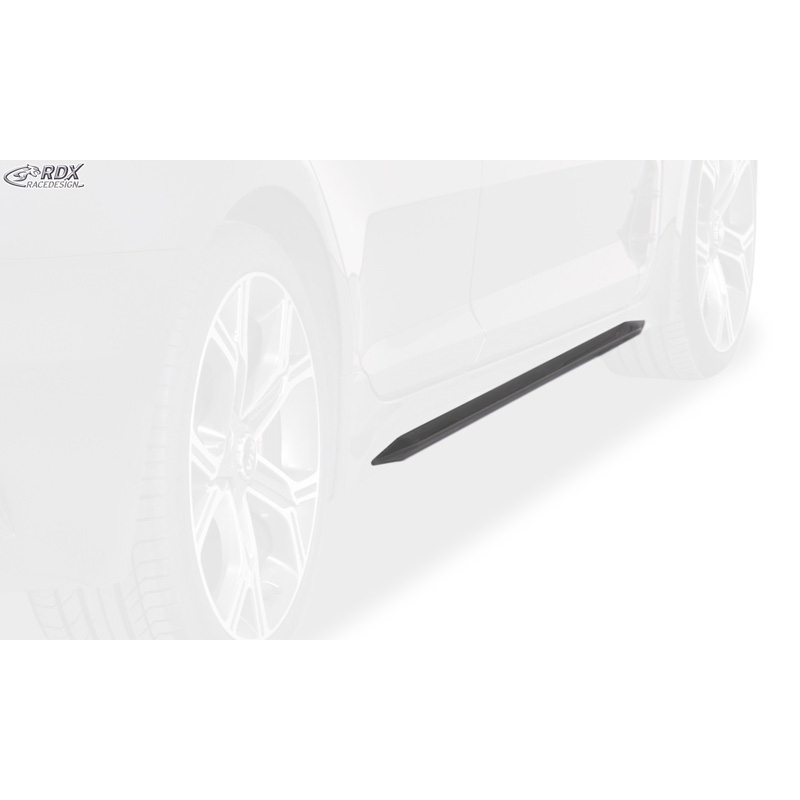 Jupes latérales 'Slim' sur mesure pour Kia Stinger (CK) 2018- (ABS noir luisant)