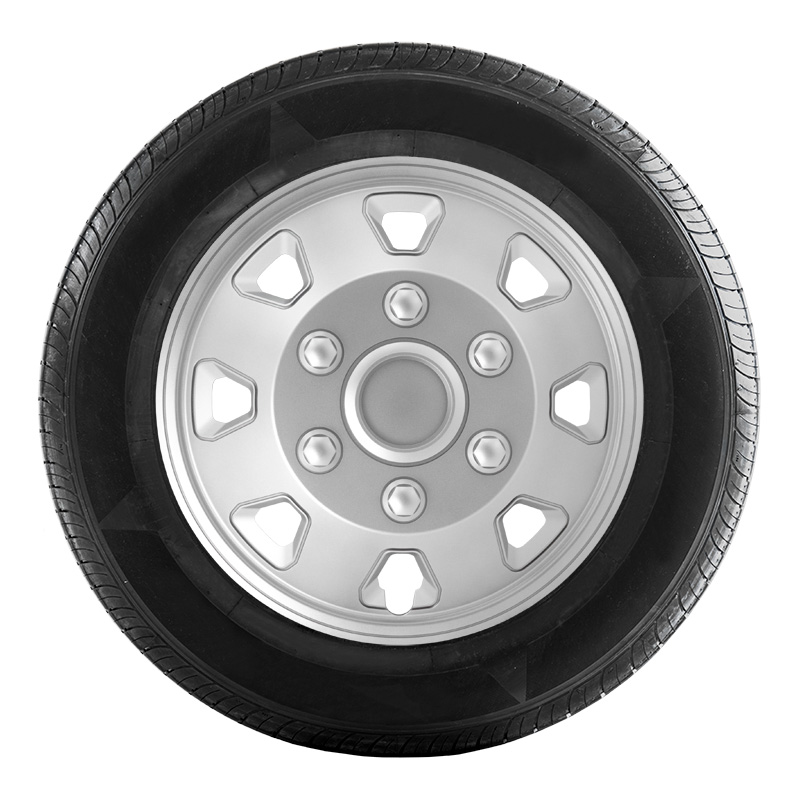 Jeu d'enjoliveurs Itah 16-inch argent (sphère)