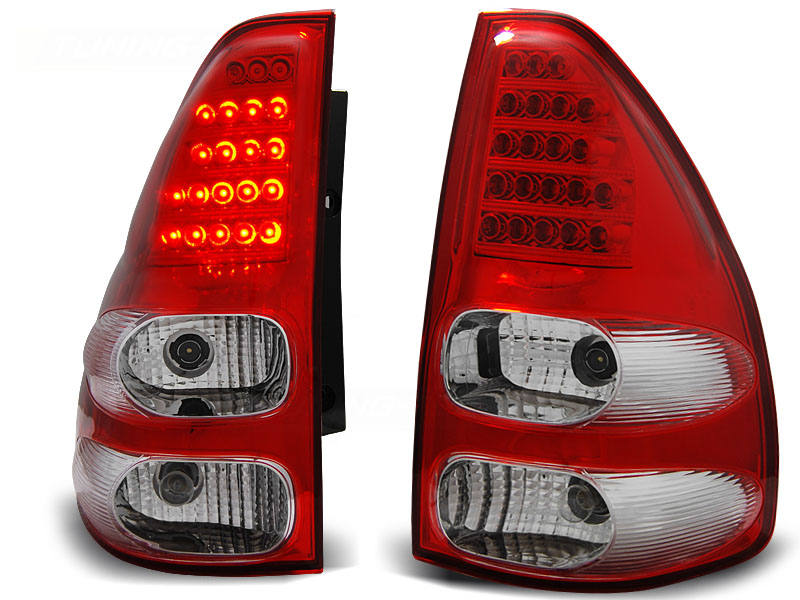 Feux arriere Toyota Land cruiser 07-08 LED rouges