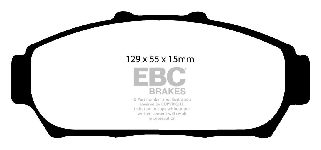 EBC Brakes JAGUAR 340 3.4 67-69 Remblokken voorzijde greenstuff