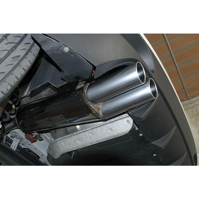 ALFA ROMEO MiTo 1.4i T MultiAir TCT (135 Hp) 2010 -> 2014 Rear exhaust OO80 SATIN FINISH