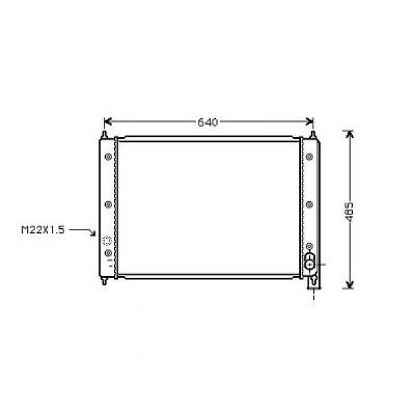 Radiator T 2/T 3 82-91 570x440cm ALLE MODELLEN +/-AC