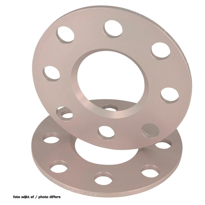 H&R Set des espaceurs de roues Système-DR 10mm par essieu - Cartouche de boulon 5x114,3 - Moyeu 66,0mm - Taille de boulon M12x1,5 - sur mesure pour Dacia