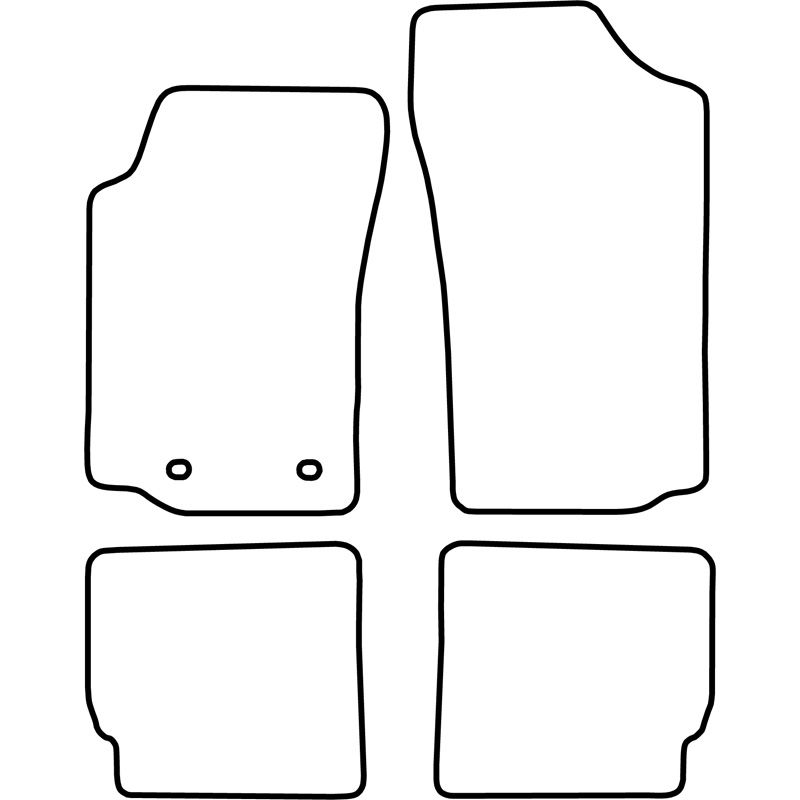 Set de tapis de sol sur mesure pour Peugeot 306 cabrio 1993-2003