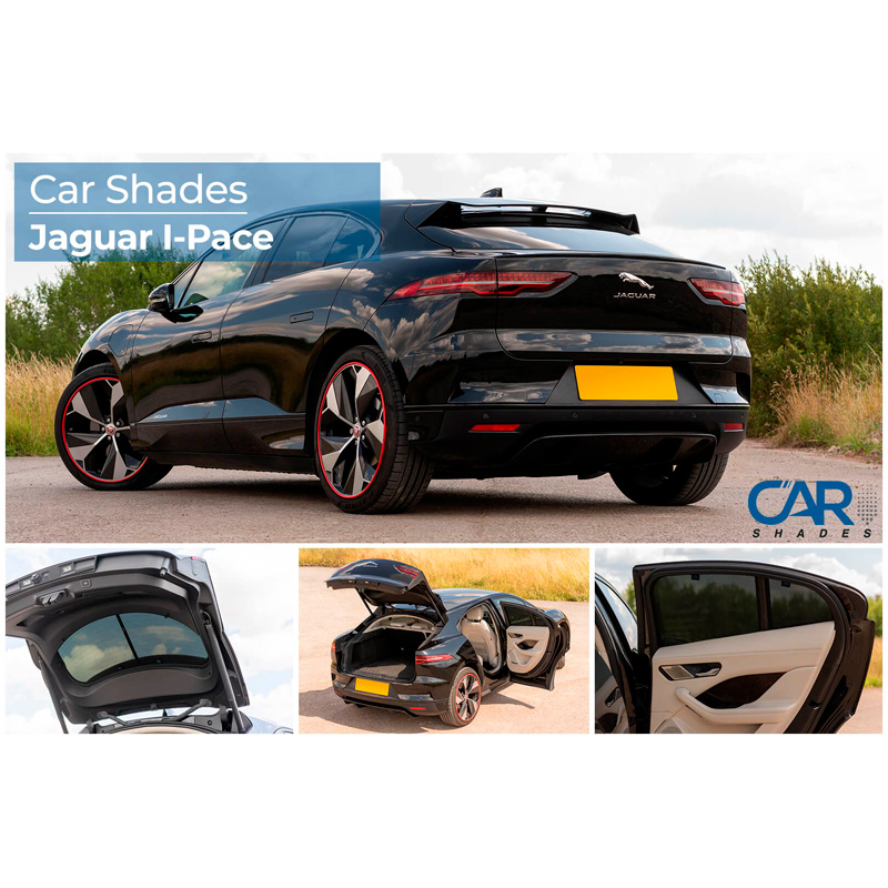 Set de Car Shades sur mesure pour Jaguar I-Pace 2018- (6-pièces)