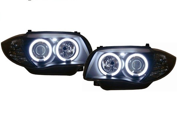 Phares BMW E81/E87 Angel Eyes Ice CCFL