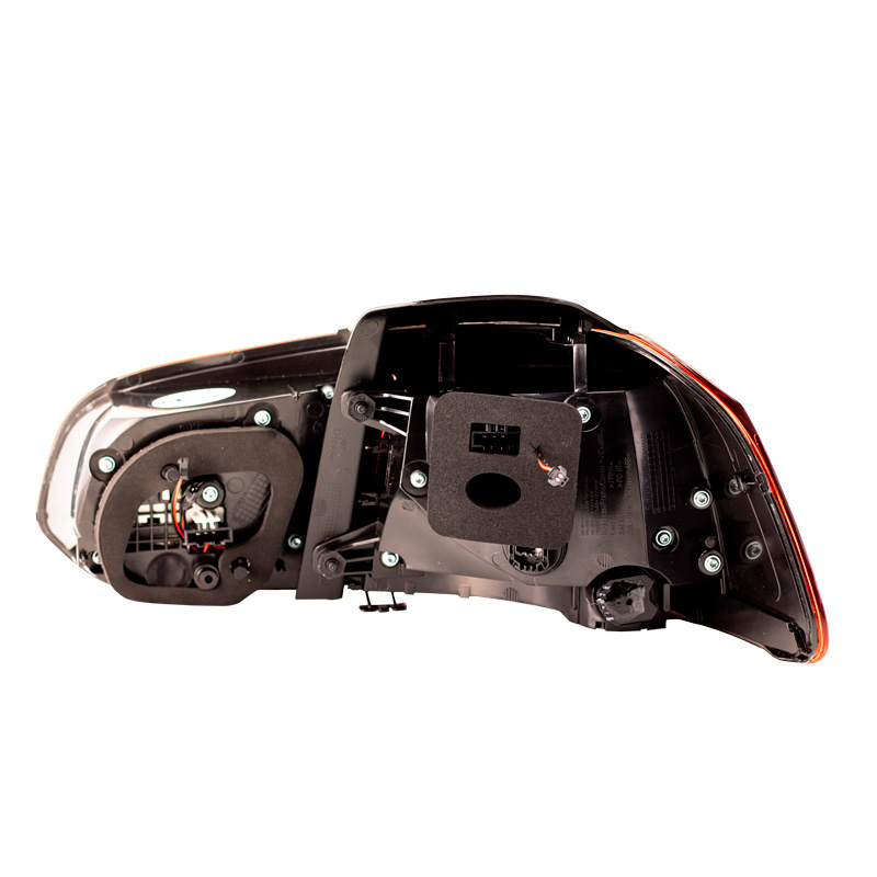 Set de Feux Arrière LED Look-R sur mesure pour Volkswagen Golf VI 2008-2012 excl. Variant - Rouge/Claire/Fumée - incl. Feux Dynamiques