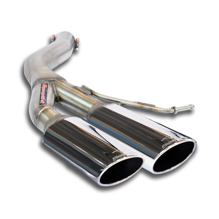 AUDI A6 C7 4G (Sedan + Avant) QUATTRO 3.0 BiTDI V6 (313 Hp) 2012 -> 2014 Rear pipe Left 100x75 (Muff