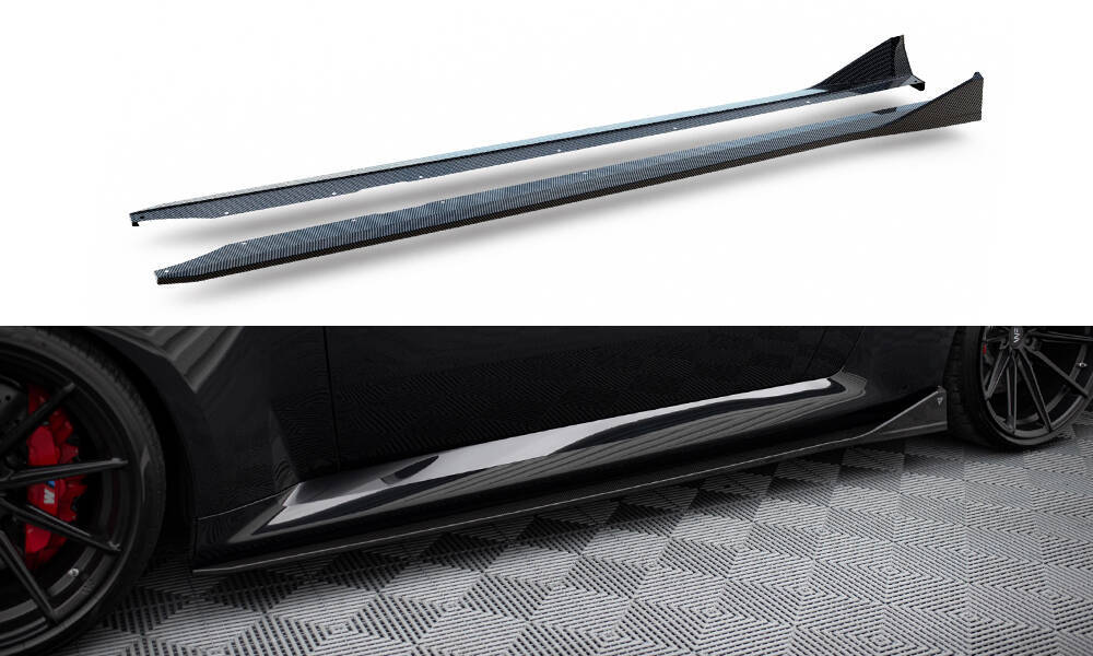 Zijskirts BMW M2 G87 Maxton Carbon