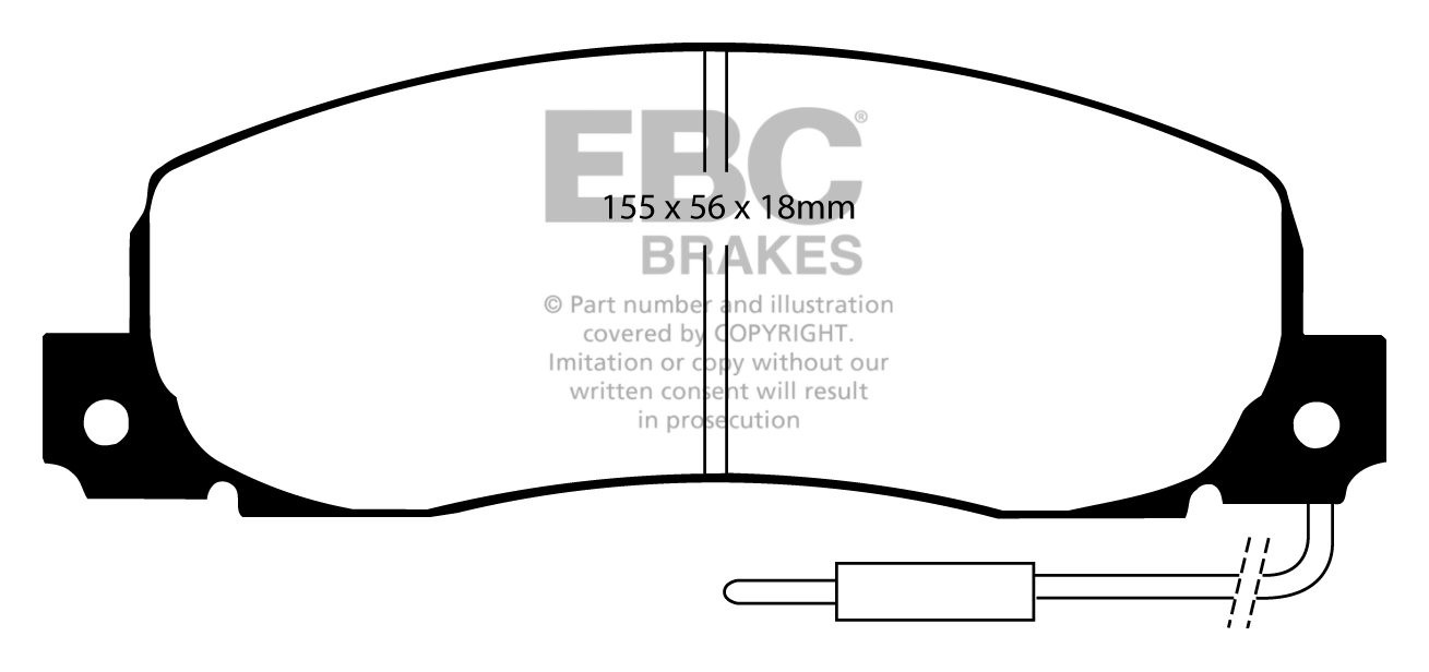 EBC Brakes RENAULT BEDRIJFSWAGEN Trafic 1.6 (P1000) 84-89 Remblo