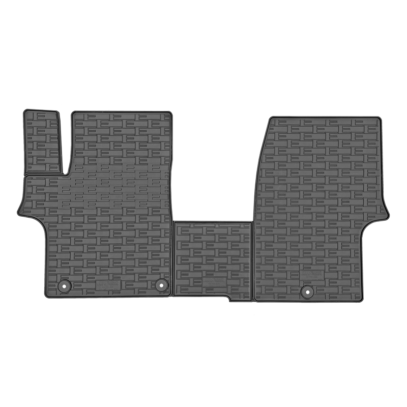 CIKCAR Set tapis de caoutchouc sur mesure pour Kia PV5 (EV) 2025- (seulement avant) (3-pièces + points de fixage)